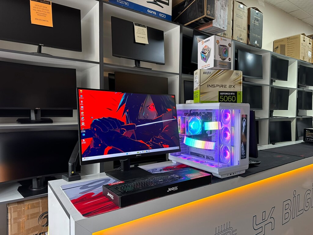 OYUN BİLGİSAYARI - RYZEN 7 7800X3D / 16GB DDR5 RAM / MSİ 5060 EK. KART - 2
