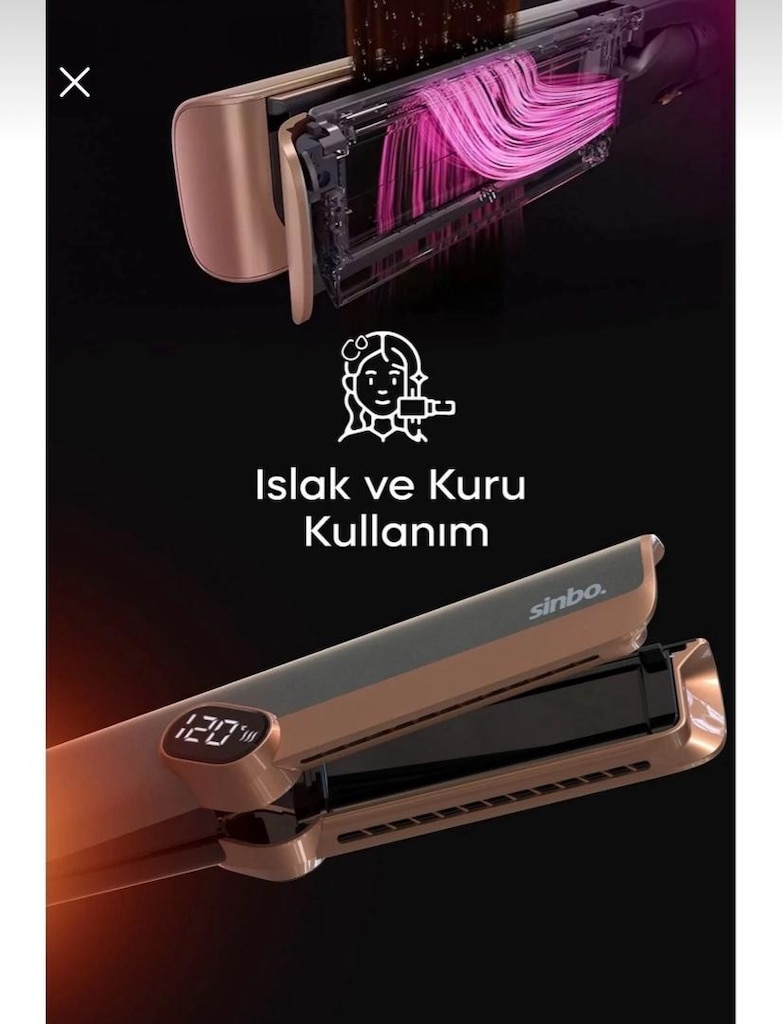 Sinbo Hava Üflemeli Saç Düzleştiricisi - 2
