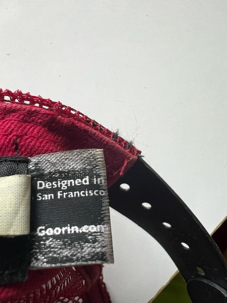 Goorin Bros Bordo şapka - 7