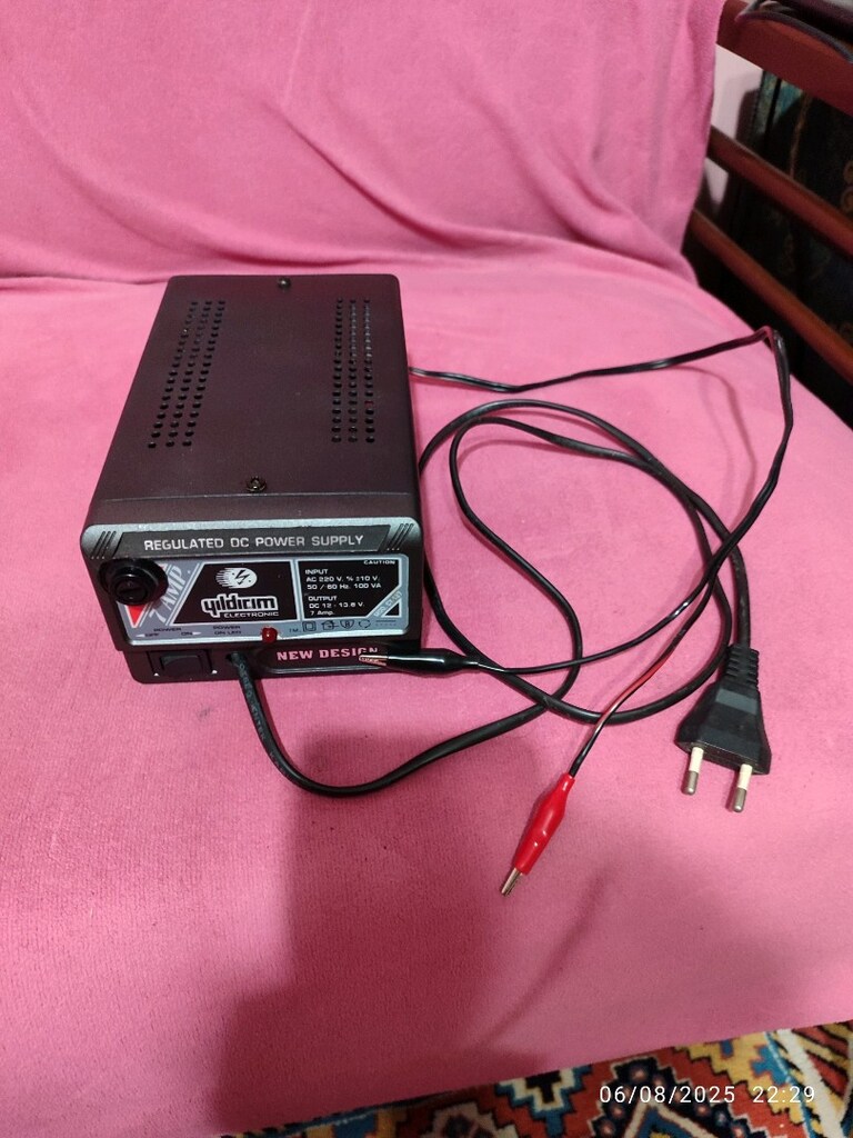 yıldırım marka 12volt 7amper göstergeli güç kaynağı 1000tl - 8
