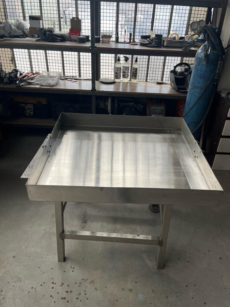 80x90 cm 304 krom paslanmaz tepsi - 3