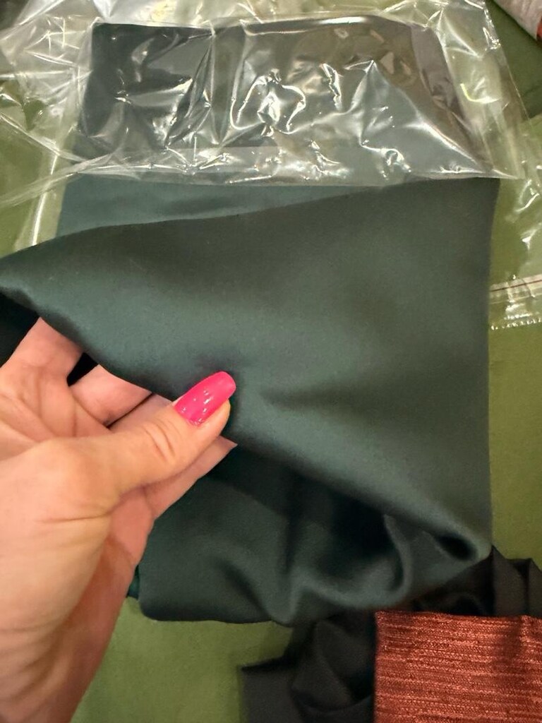 SIFIR ÇİFT KANAT HAKİ RENK KARARTMA FON PERDE - 2