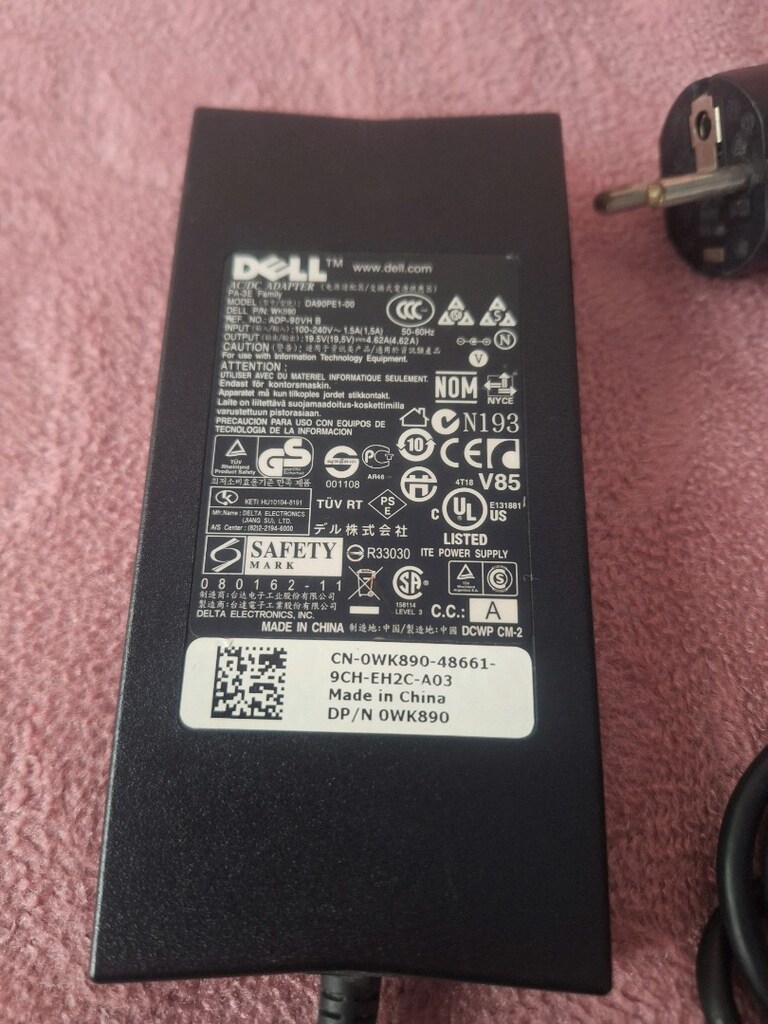 deel 19.5v tertemiz adapter - 4