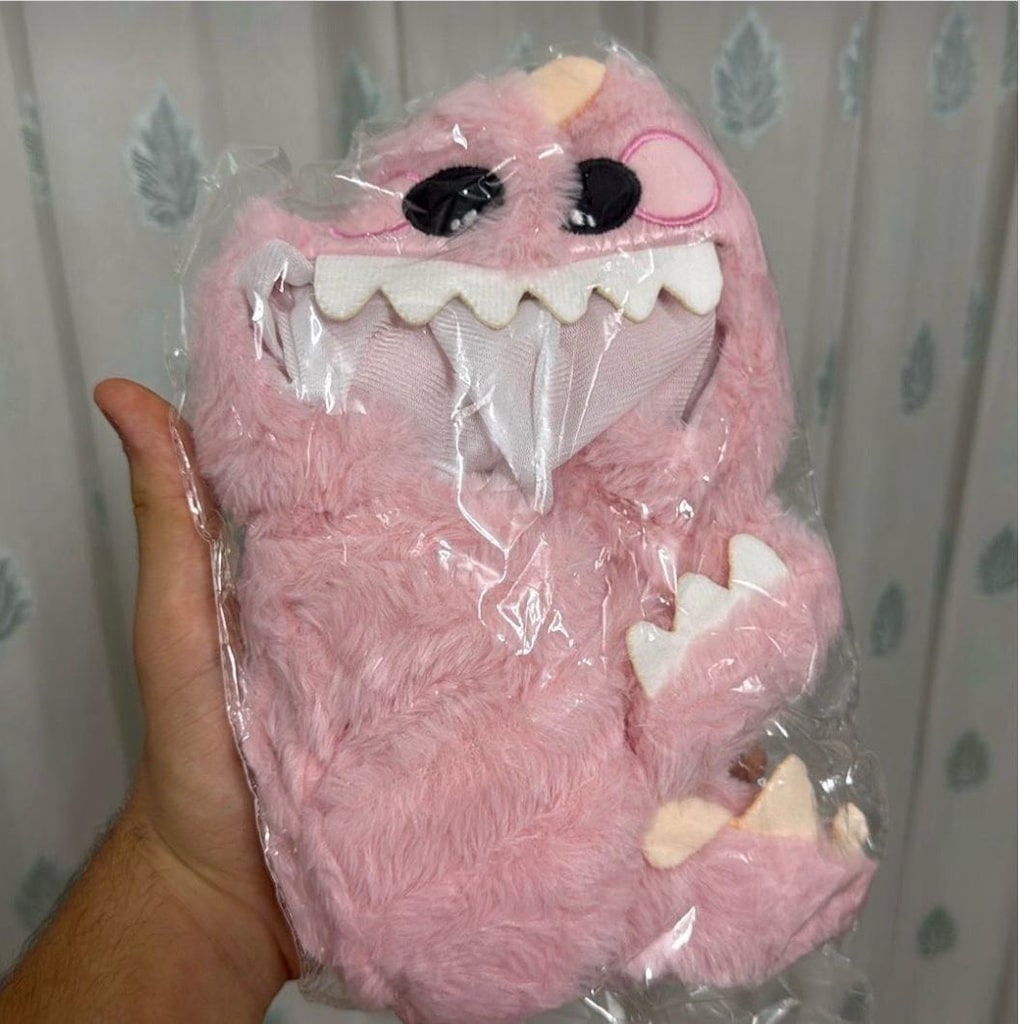 PUFFY HUG BEYAZ PUFFY + PEMBE DİNO KOSTÜMÜ - 20