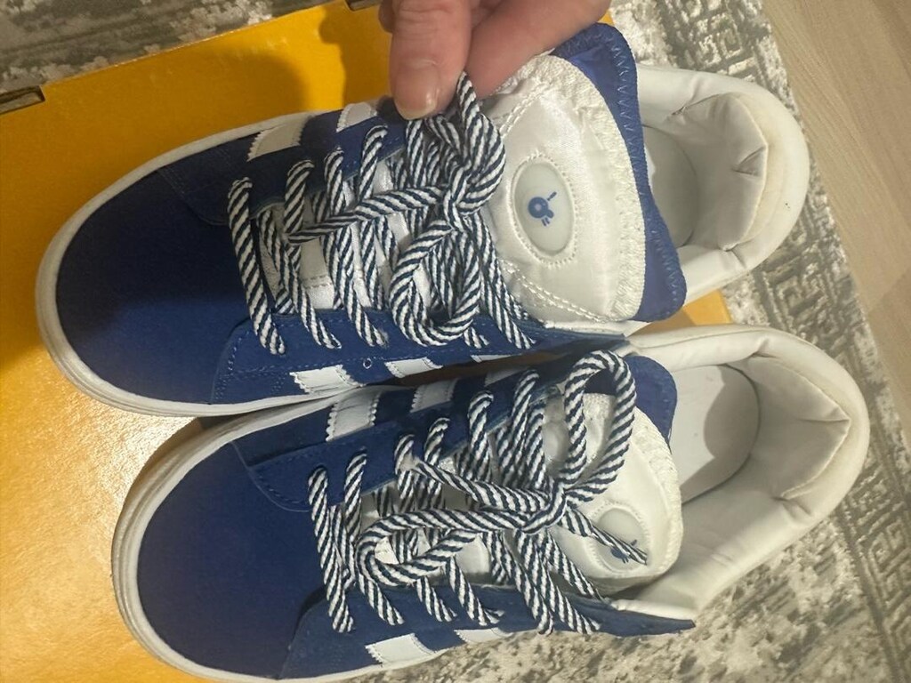 Adidas Campus Lacivert Beyaz Bağcıklı Platform Spor Ayakkabı - 5