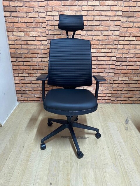 ofis çalışma koltuğu siyah deri sıfır kampanya !!