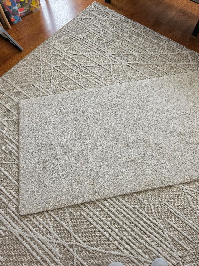 Ikea Stoense 80×150 bej halı kırık beyaz kilim - 3