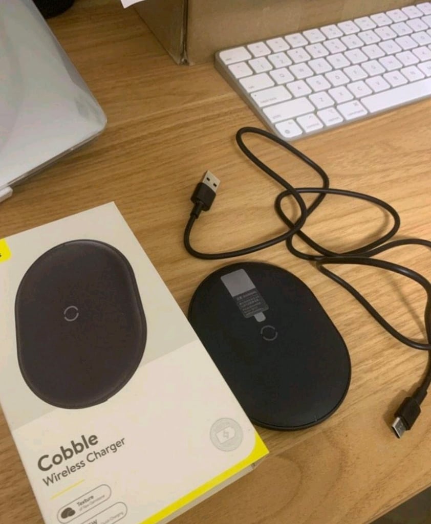 Baseus Cobble Wireless Charger 15W-Şık ve Hızlı Şarj Pad - 2