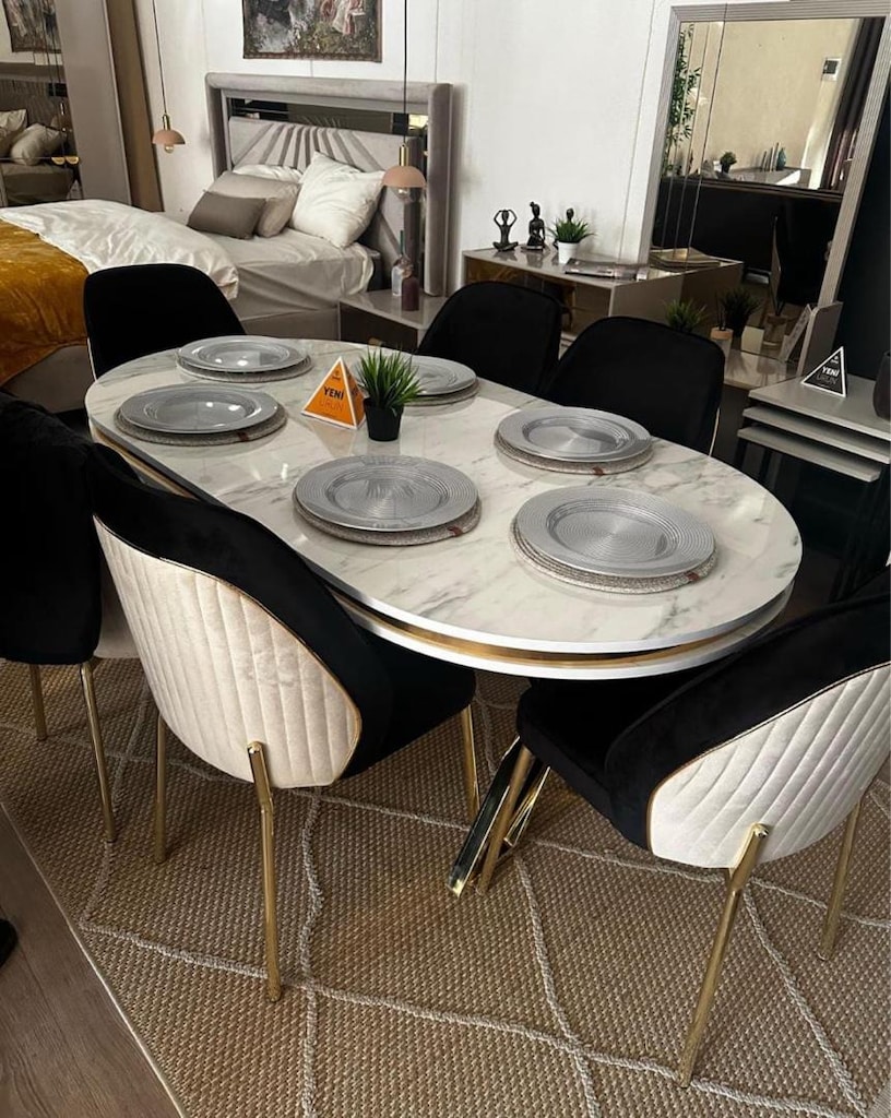 yemek masasi ve 6 sandalye ıle birliktw - 9