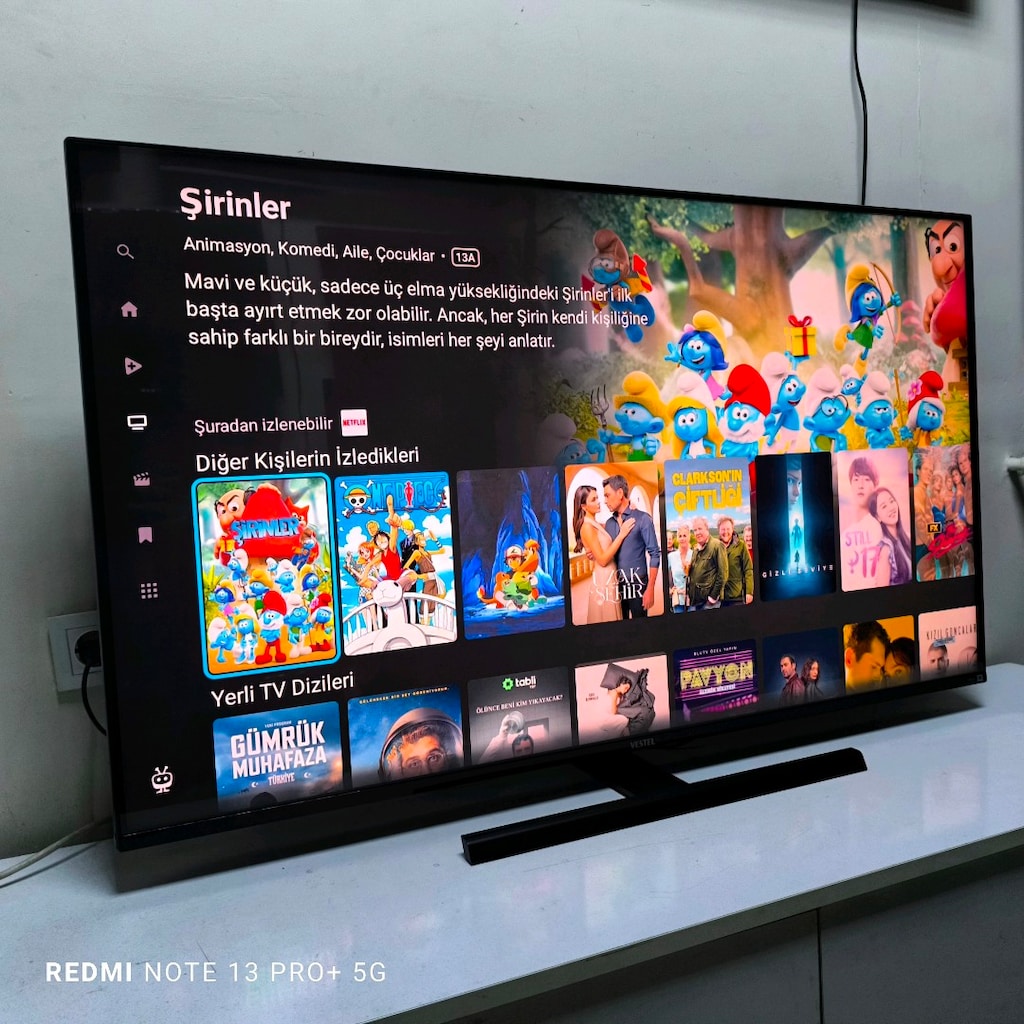 Vestel Qled 127 Ekran Jbl ses sistemi jelatini üstünde Tertemiz Televi - 4