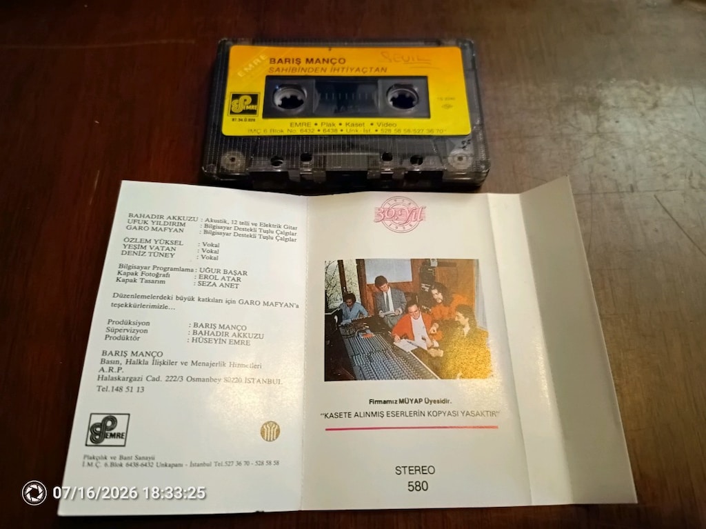 Barış Manço sahibinden ihtiyaçtan kaset - 2