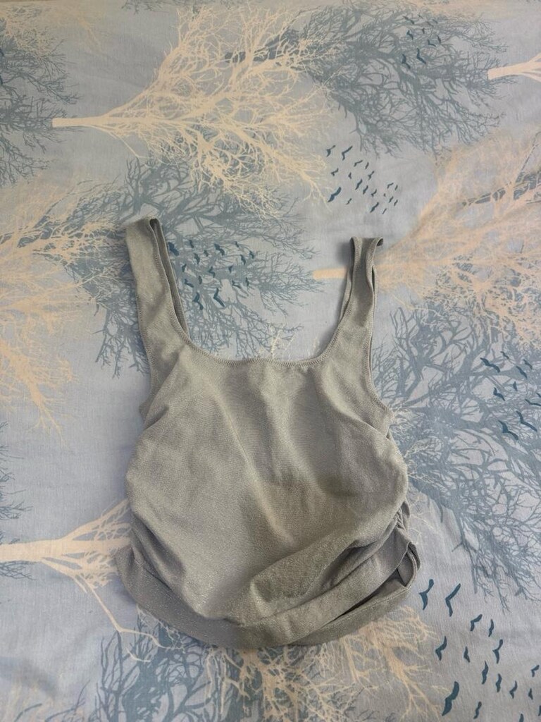 Zara büzgülü simli bluz - 4