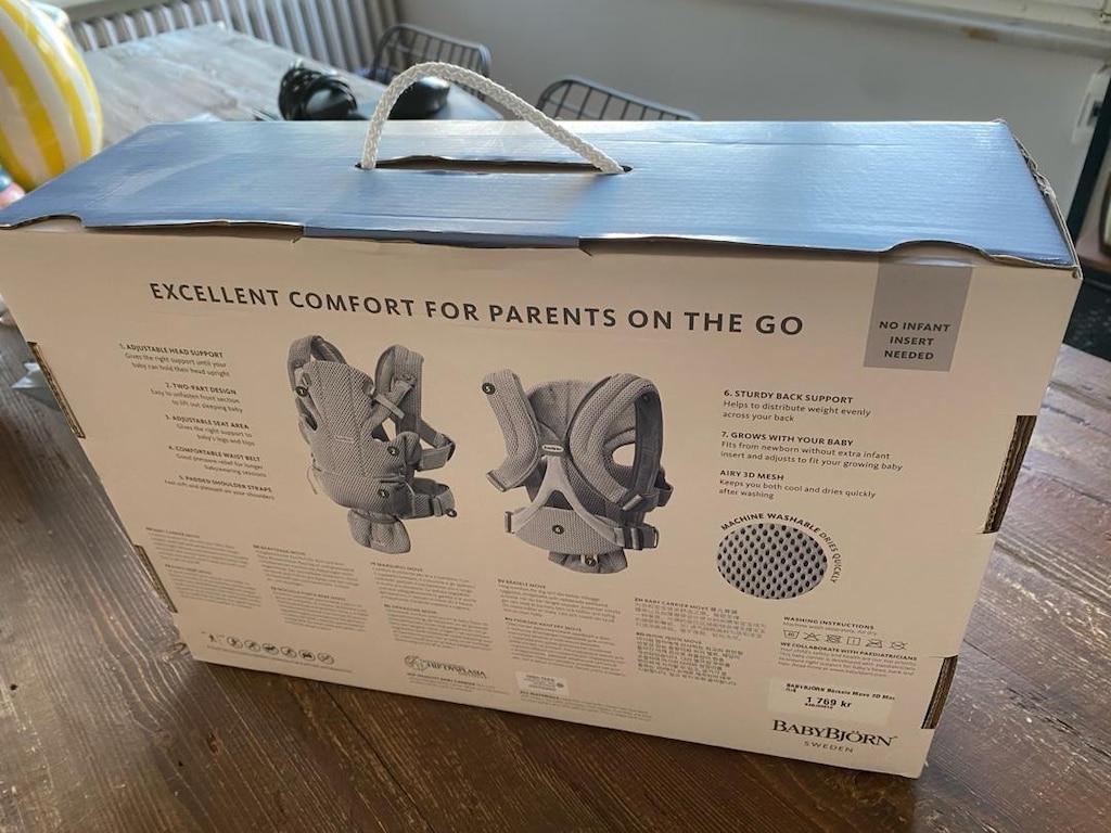 BabyBjörn One Air 3D Mesh Kanguru – Tertemiz, Az Kullanılmış - 10