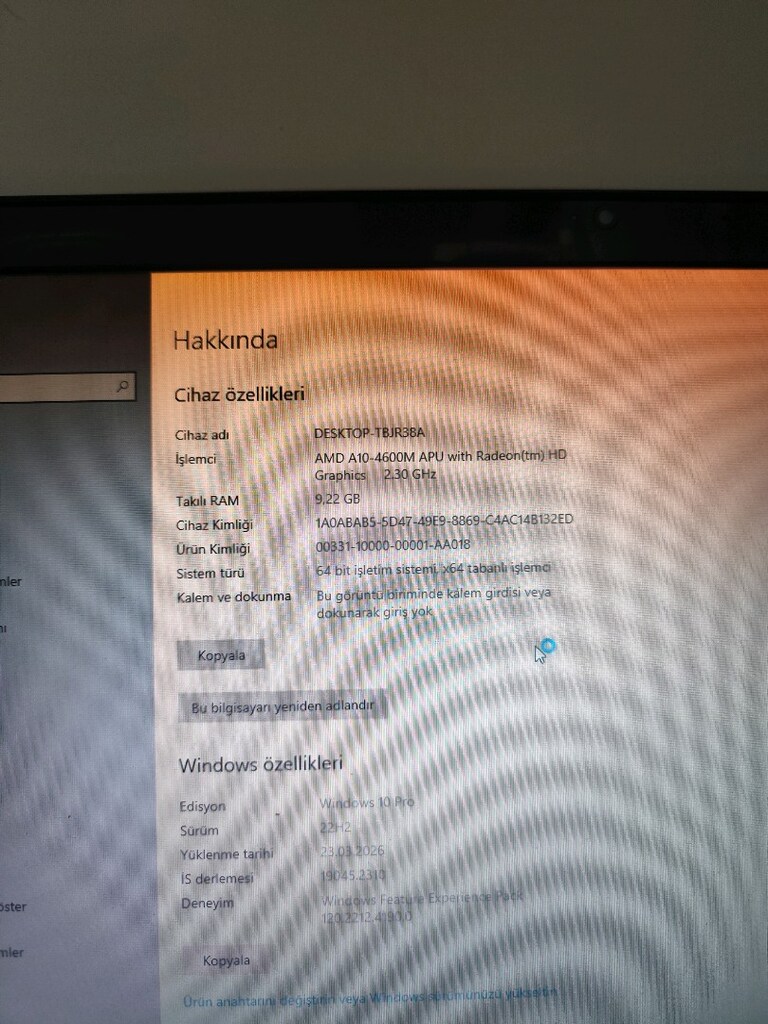 tertemiz HP laptop - 3