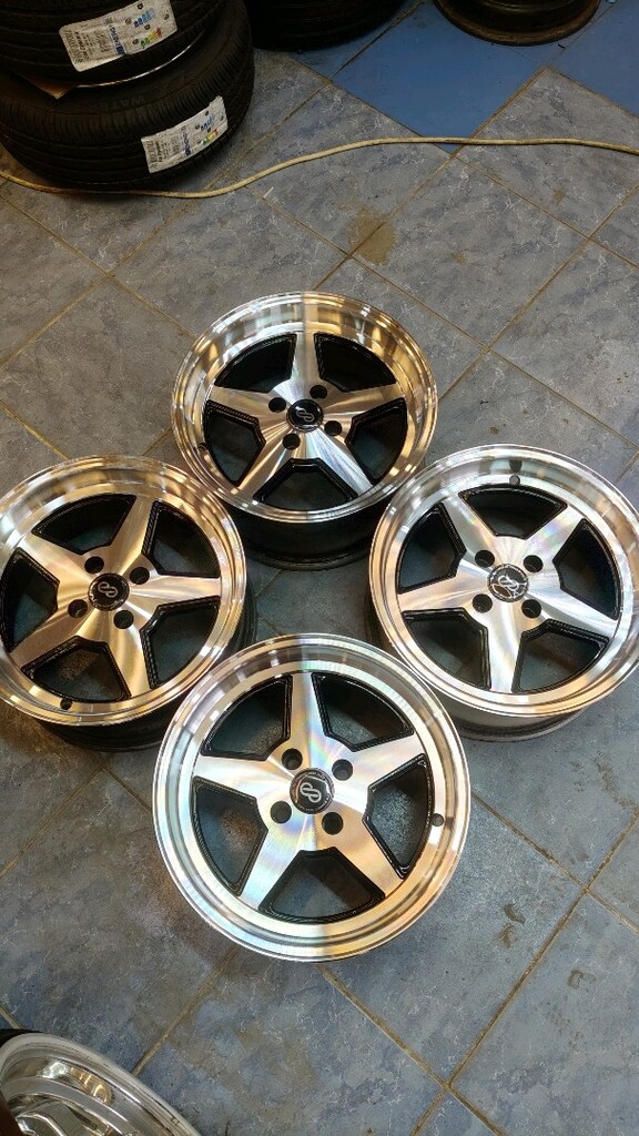 15 inç 4*100 jant siensi cnc sıfır logo kapak sibop sıfır takas var - 2