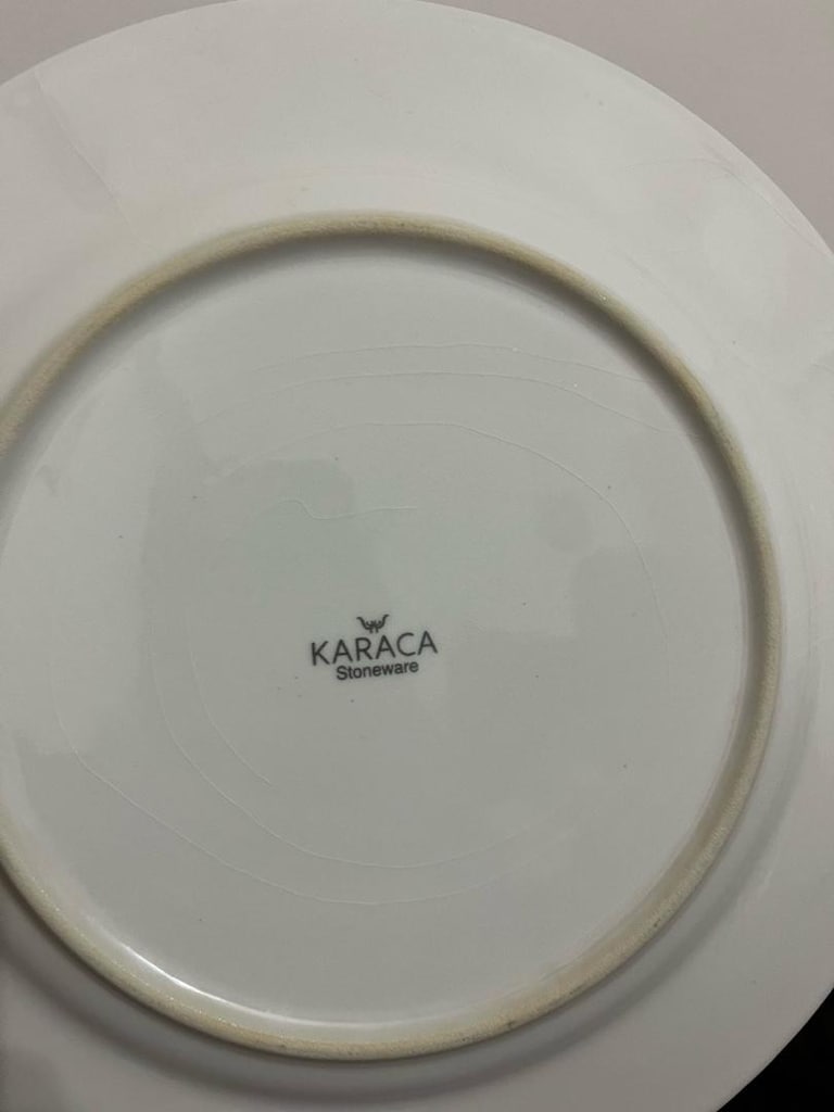 Karaca kase, yemek ve pasta tabağı, servis tabağı