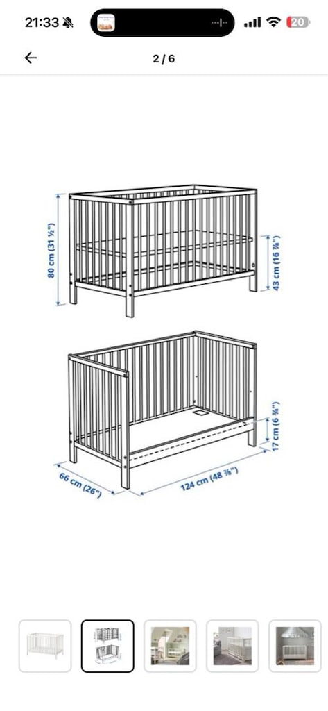IKEA Gulliver Bebek Beşiği - 9