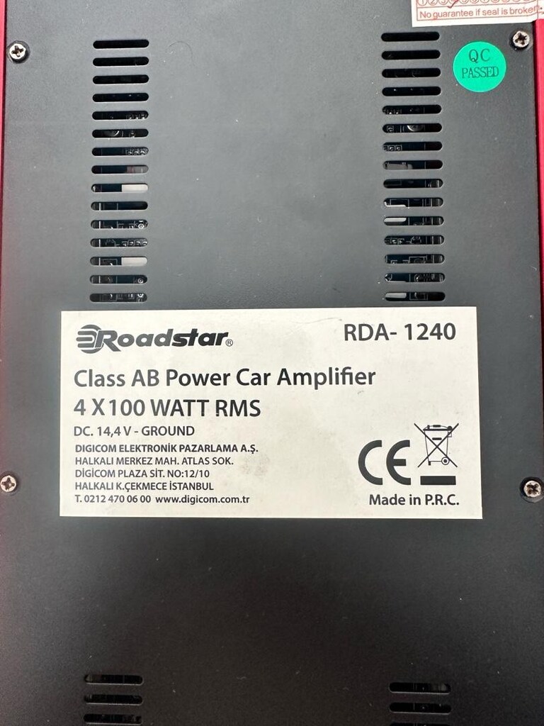 Roadstar Ses Amfi - 4
