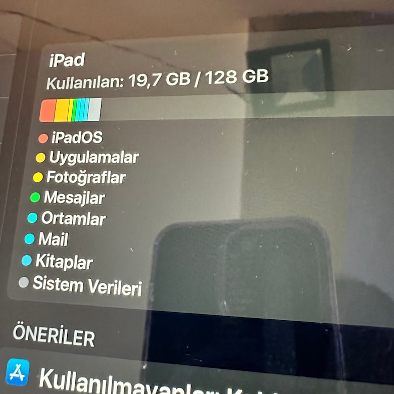 iPad5 9. 7 Ekran 128 GB Depolama GÜMÜŞ Yalnızca WiFi ÇOK TEMİZ - 7