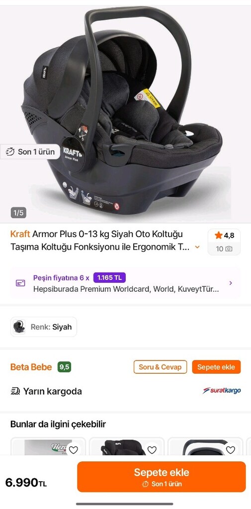 bebek puset ve araba koltuğu - 4