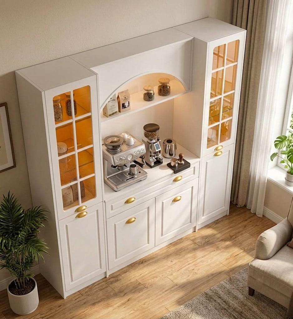 Sıfır , %100 MDF , LED aydınlatmalı Kahve Köşesi - Aytaşı - 2