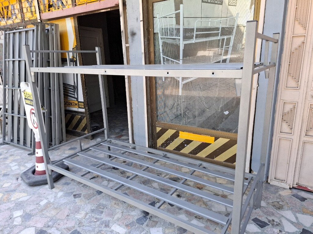 METAL GRI RANZA 2 YATAK FİYATA DAHİLDİR ÜCRETSİZ TESLIMAT - 6