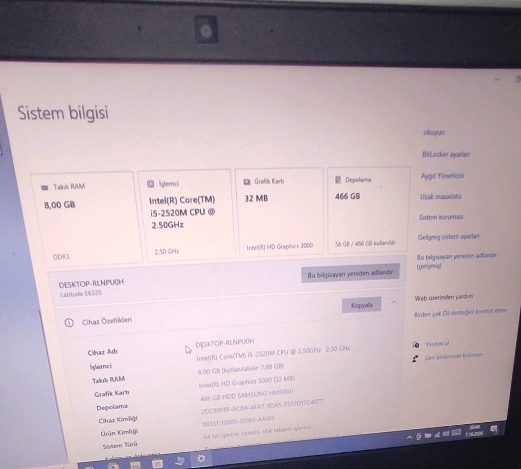 laptop Dell latitude - 6