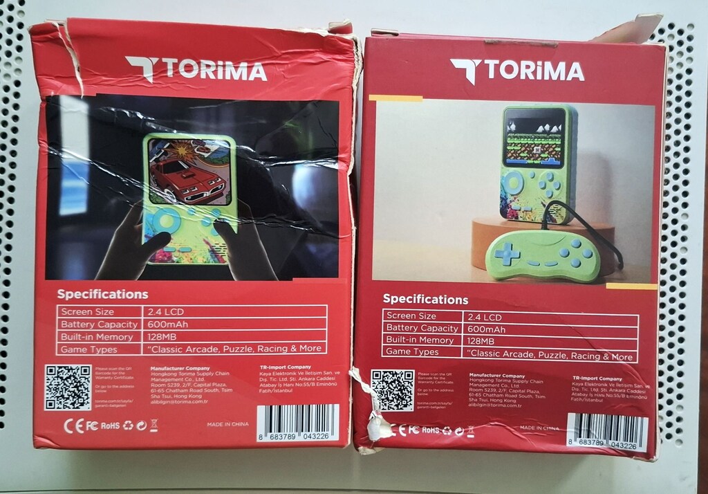 TORİMA GAMEBOY ATARİ 200 OYUNLU 2 ATARİ TEK FİYAT SON FİYAT 1500 TL - 2