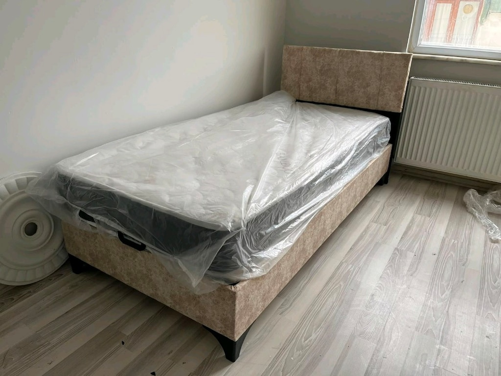 90X190 TEK KİŞİLİK YATAK BAZA BAŞLIK TAKIMI EKONOMİK - 4