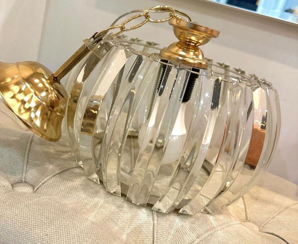 KOÇTAŞ Kristal Taşlı Gold Avize - 3