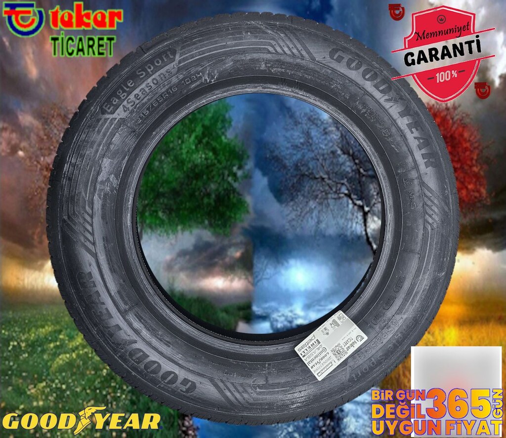 215 65 16 GOODYEAR EAGLE SPORT 4#4mevsim Lastik# Teker Ticaret - 2