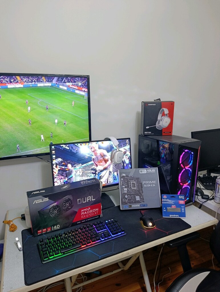 Asus RX 6700 XT + i5 12400F li sistem - 8
