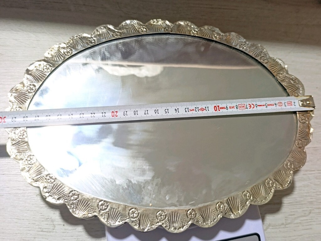 30 cm 900 Ayar gümüş küstüm aynası - 2