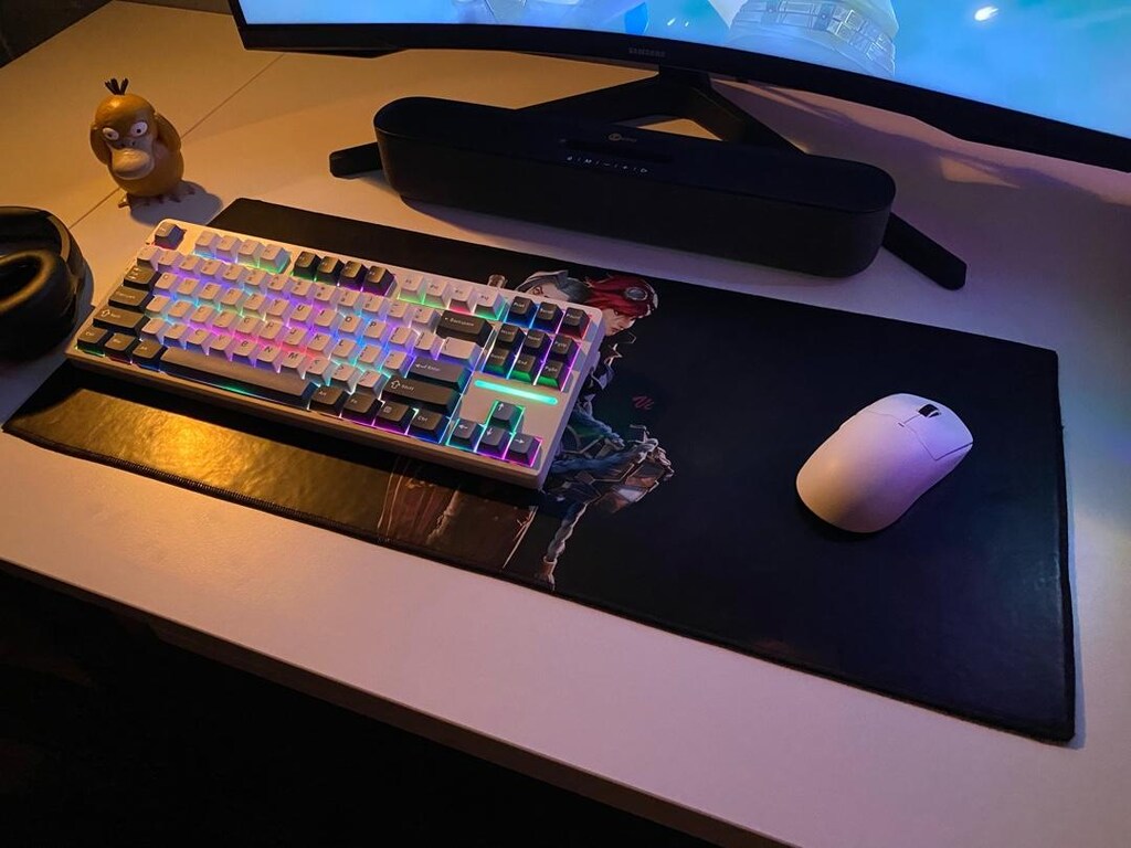 league of legends jinx & Vi temalı mousepad - 4