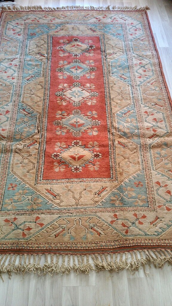 Milas El Dokuma Yün Halı - 3