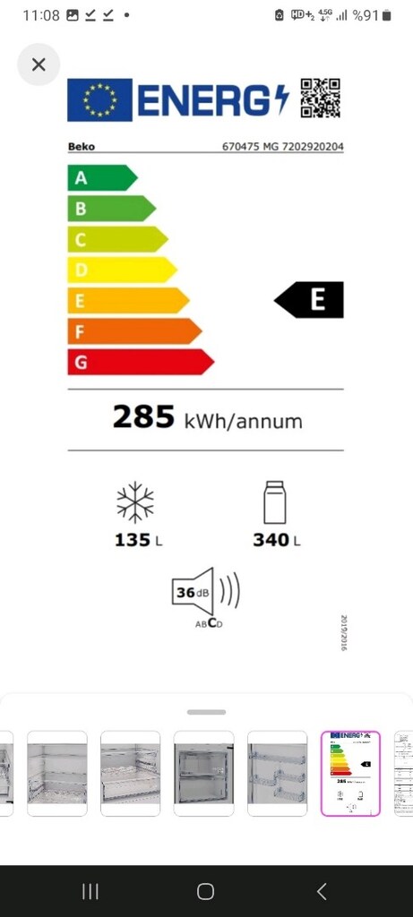 Beko No Frost buz dolabı sıfır ükutusu açılmış garantisi devam - 15