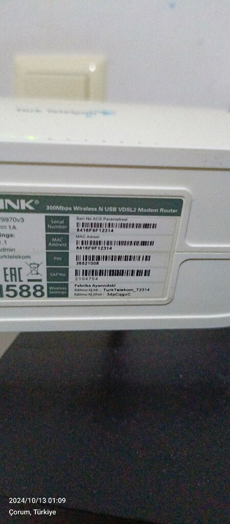 TP LİNK 9970 VDLS MODEM TAKIM HALİNDE KUTULU - 7