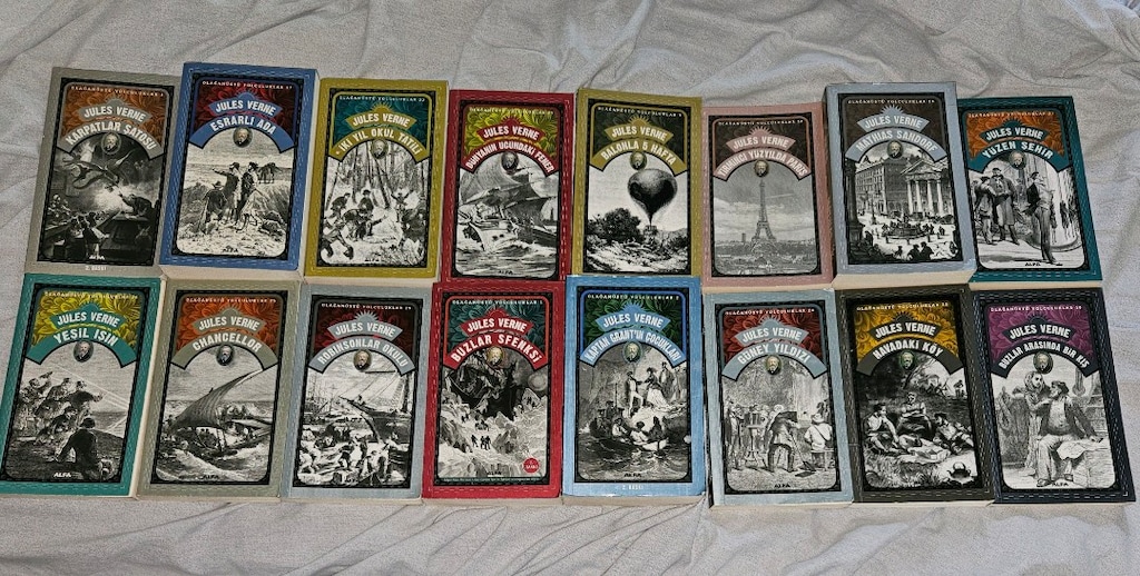 Jules Verne Kitap Koleksiyonu ( 30 Adet ) - 2