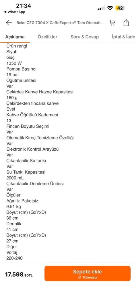 beko kahve makinası - 4