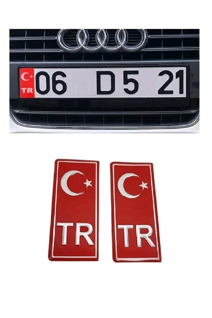 KIRMIZI TR PLAKALIK ARMASI - 3