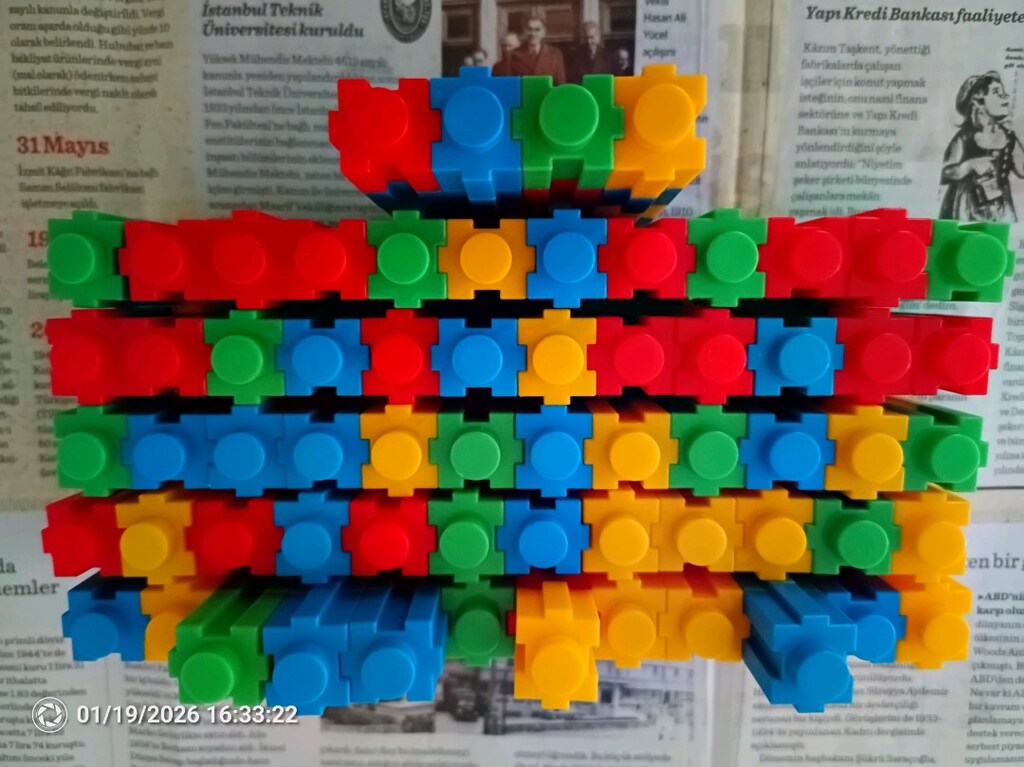 150 parça yerli malı basit lego bloklar . 2-5 yaş oyuncak - 2