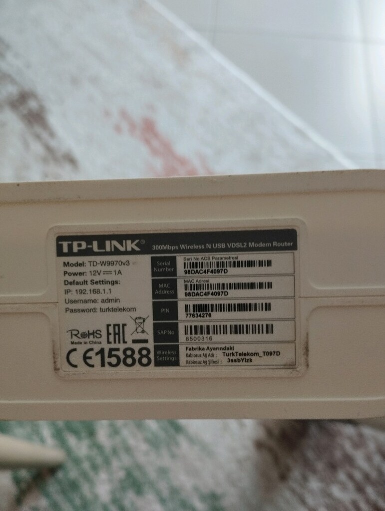 MODEM SIFIR - 3