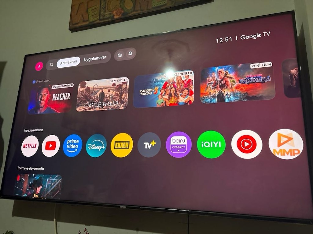 Vestel 65QG9840 65” 4K QLED Google TV – Sıfır Ayarında- ACİL! - 4