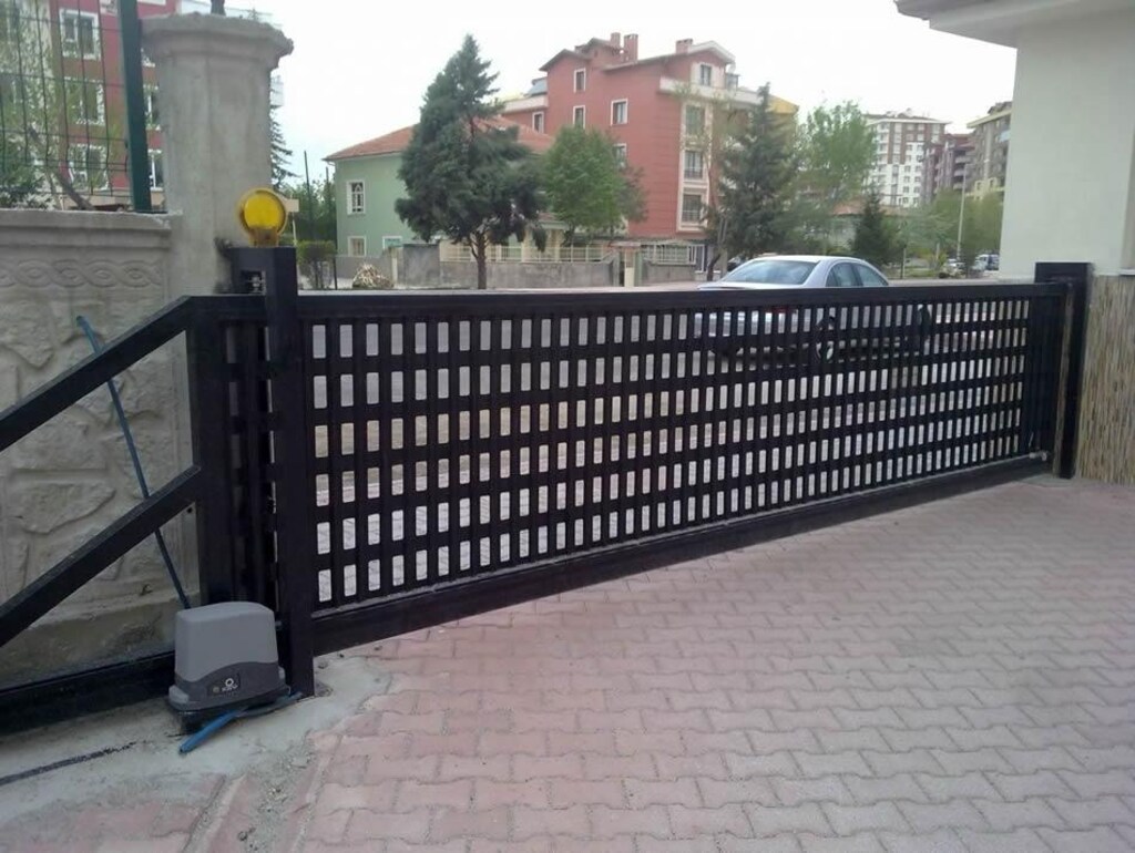 otomatik kapı sistemeleri nice yana kayar bahçe kapısı - 4