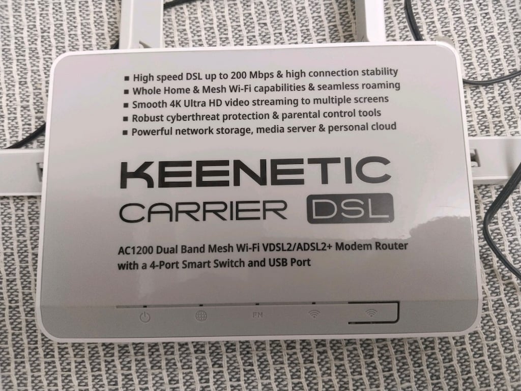 Keenetic carrier dsl fiber modem - 3