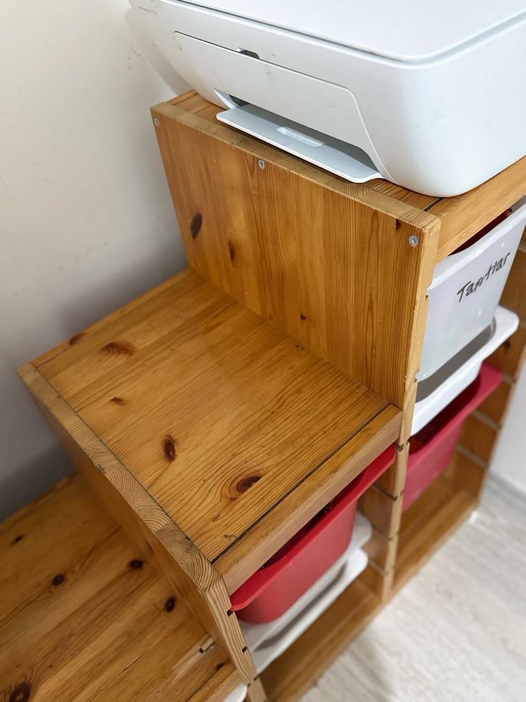 ikea Ahşap Oyuncak Düzenleyici Dolap - 6
