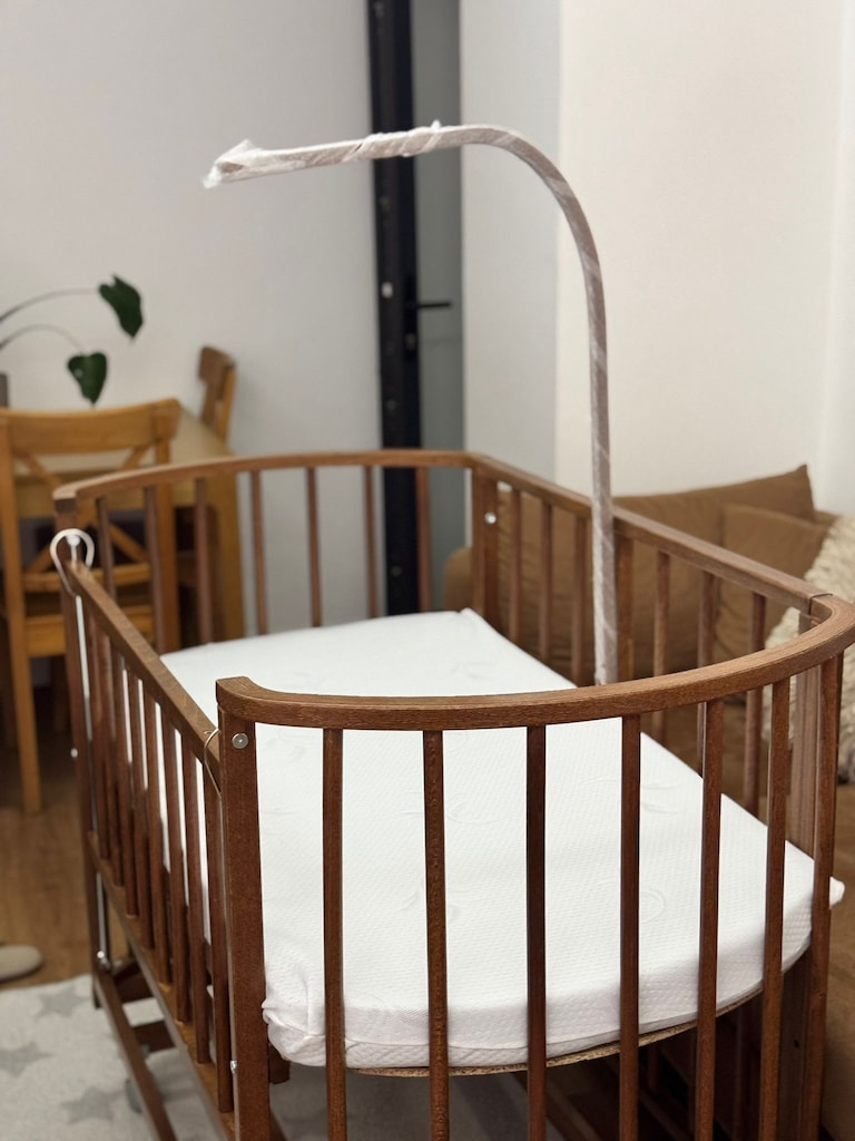 Bamgidoo PAPATYA 60x120 Kayın Ağacı Anne Yanı Beşik - 2