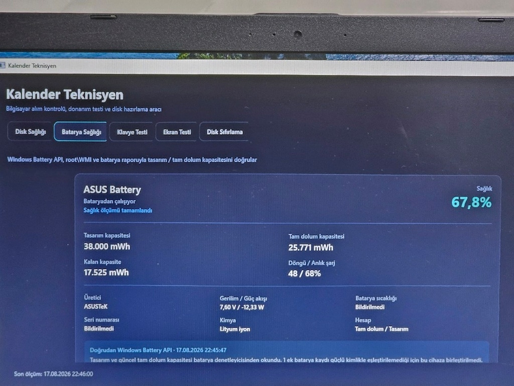 Asus i5 7200U Mx130 2GB 512GB SSD 12GB Ram - 8