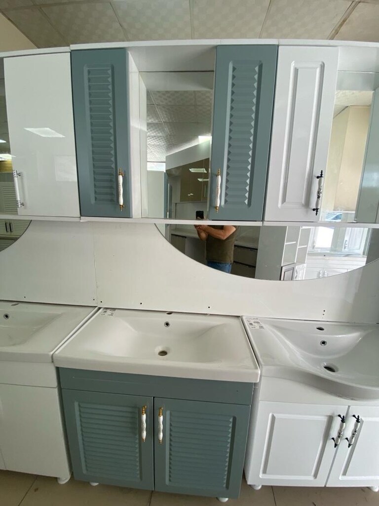 80 cm banyo dolabı 35 cm kiler medefe mebrankapak - 3