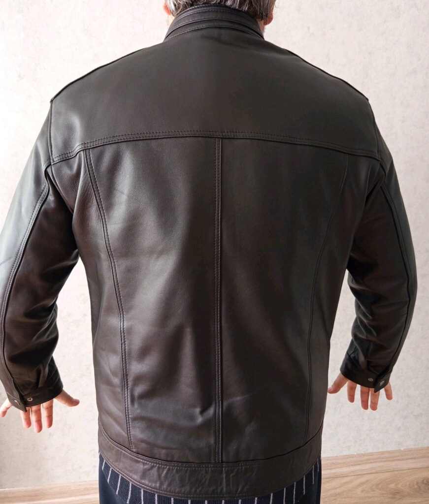 Kuzu derisi derş mont - 3
